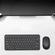 Набор беспроводная мини клавиатура и мышка USB черный универсальный комплект периферии Wireless 902 - изображение 6