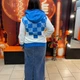Худі жіноче тризуб толстовка капюшон тринитка one size білий - зображення 5
