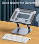Підставка для ноутбука до 13 дюймів Choetech H061-GY Silver - зображення 2