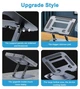 Підставка для ноутбука до 13 дюймів Choetech H061-GY Silver - зображення 8