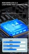 Поворотна гарнітура bluetooth 5.4 навушник Чорний YS-01 - зображення 6