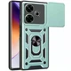Протиударний броньований чохол із захистом камери для Xiaomi Redmi 13 Armor Case Keysion green - зображення 1