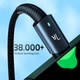 Дата кабель USB 2.0 AM to USB-C 3.0m 100W black Essager (EXC7A-CGC01-P) - изображение 7