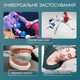 Капа для боксу мма каппа нічна для сну від бруксизму хропіння двошарова боксерська для єдиноборств кікбоксингу спортивна двощелепна двостороння антихрап від апное скрипу стирання зубів стоматологічна з футляром GDragon Прозора 1_11_L_1 - зображення 5
