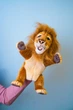 М'яка іграшка на руку Hansa серія Puppet Лев 28х20 см - изображение 2