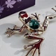 Фігурка Crystocraft зі стразами Swarovski Жаба 11 см 1601968 - зображення 3
