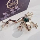 Фігурка Crystocraft зі стразами Swarovski Жаба 11 см 1601968 - зображення 5
