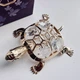 Фигурка Crystocraft со стразами Swarovski Черепаха 8 см 160823 - изображение 2