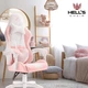 Кресло геймерское компьютерное Hell's Rainbow Pink-White (5904204981125) - изображение 9