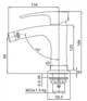 Змішувач для біде Koer KB-20007-04 (Колір хром+білий) (KR5158) ( 18154 ) - изображение 2