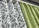 Комплект штор VR-Textil Жакард Вензель 150х270 2шт і Тюль 500х270 297ш-1147т Салатовий з білим 71-095/4 - зображення 8