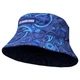 Летняя Панама унисекс Lambretta Paisley Festival Bucket Hat SS1036 Navy синяя - изображение 2