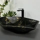 Раковина VBI Venezia Marble чорний матовий VBI 012406 - изображение 4