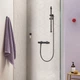 Змішувач термостатичний для душу Grohe QuickFix Start з душовим гарнітуром, чорний матовий (UA303908T1) - зображення 4