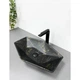 Раковина VBI Venezia S Marble чорний матовий VBI 012403 - изображение 3