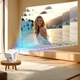 Смарт проектор 4К 5800 Лм з WiFi Bluetooth та пультом HDMI USB білий для дому L018 - зображення 4