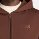 Мужское коричневое худі New Balance Athletics French Terry Full Zip 52 (XL) (MJ53506ABJ) - изображение 6