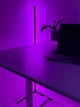 Лед RGB LED лампа напольная угловая от юсб для тик ток блогера светодиодный светильник USB для дома в спальню торшер с пультом и приложением 1.2 м разноцветная неоновая диодная умная длинная лэд подсветка лампы светильники с регулировкой яркости - изображение 7