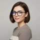 Окуляри для стилю з прозорими лінзами без діоптрій круглі Honey Fashion Accessories чорний матовий (4-116) - изображение 1