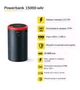 Акумуляторний smart-комплект для кемпінгу 5-в-1: powerbank 15000 mAh, LED-ліхтар, вентилятор, штатив, відлякувач - изображение 5