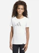 Подростковая футболка для девочки Adidas Everyday Glam KE3897 140 см White (4068814063709) - изображение 1