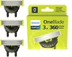 Змінні леза для електробритв Philips OneBlade - 360 QP430/60 (3-ps) - изображение 1