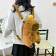 Плюшевый рюкзак-игрушка Капибара с мандарином — уют, стиль и функциональность в одном аксессуаре - изображение 6