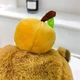 Плюшевый рюкзак-игрушка Капибара с мандарином — уют, стиль и функциональность в одном аксессуаре - изображение 7