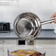Ковш Kamille KM-4354 18 см из нержавеющей стали без крышки - изображение 9