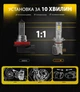 Лампы Pulso M6-H7/LED-chips 7535/9-18 В/2x28 Вт/6000 лм/6500K (M6-H7) - изображение 5