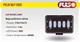 Фара робочого світла Pulso WLP - 50S5 SPOT + FLOOD 5Ledx10W (170x110x75)10-30V/50W/6000K - зображення 3