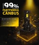 Комплект автоламп Pulso USA Bridgelux CSP chip 2x55W 10000Lm 6000K (LR2-D1S) - зображення 5