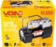 Автокомпрессор Voin VL-550 150 psi 15 A 40 л прикуриватель фонарь с дефлятором переходник на клеммы (VL-550) - изображение 9