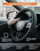 Чехол руля Voin VLOD-L892 BK M кожа, черный (VLOD-L892 BK M) - изображение 2