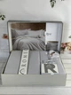 Комплект постільної білизни Romeo Home Tencel Qxm Gri євро - зображення 2