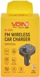 FM-трансмиттер Voin W-3305, 12-24V, 2 USB 3.1A, 1 PD 20W, BT5.3, Hands free, вольтметр - изображение 4