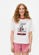 Жіноча піжамна футболка Primark Disney's Print Pyjamas XXS для дому та сну Білий (9093) - зображення 1
