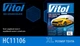 Тент автомобильный Vitol HC11106 XL 406х165х119 см Серый (HC11106 XL) - изображение 2