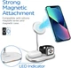 Зарядное устройство Energizer WCP303 3-in-1 15W Magnetic Wireless Fast Charger White (WCP303) - изображение 7