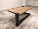 Дизайнерський журнальний стіл в стилі Loft 100x50x45h Чорний/Дерево ATL584 - зображення 4