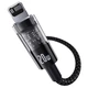 USB кабель Type-C на Lightning для iPhone Baseus Gem Fast-Charging Data Cable (20W, 2m, 480 Mbps). Black - зображення 4