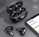 Бездротові Навушники з мікрофоном та шумоподавленням HE-008A ANC ENC для iPhone Android Bluetooth 5.3 Type-C Зарядка Сенсорне керування Зарядний кейс з LED Black - зображення 2