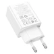 Мережевий зарядний пристрій Hoco N71 Nuevo GaN PD30W+QC3.0 (white) - зображення 2