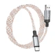 Кабель з підсвіткою Hoco U112 Shine USB-A на Type-C 1м - зображення 6