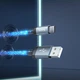 Кабель з підсвіткою Hoco U112 Shine USB-A на Type-C 1м - зображення 7