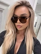 Солнцезащитные очки No Brand авиатор Pilot леопардовые коричневые - изображение 5