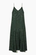 Сукня жіноча COS tiered paisley-jacquard silk maxi dress 1191224002 36 Зелений - изображение 5