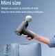 Портативный массажер 6 скоростей mini Massage Gun Black MG-203 для расслабления мышц - зображення 4