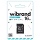 Карта пам'яті Wibrand MicroSDHC 16gb UHS-1 10 Class + Adapter Чорний - зображення 2