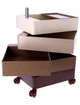 Шафка на колесах Hedo з 5 полицями Коричнева (3560238701416) - зображення 2